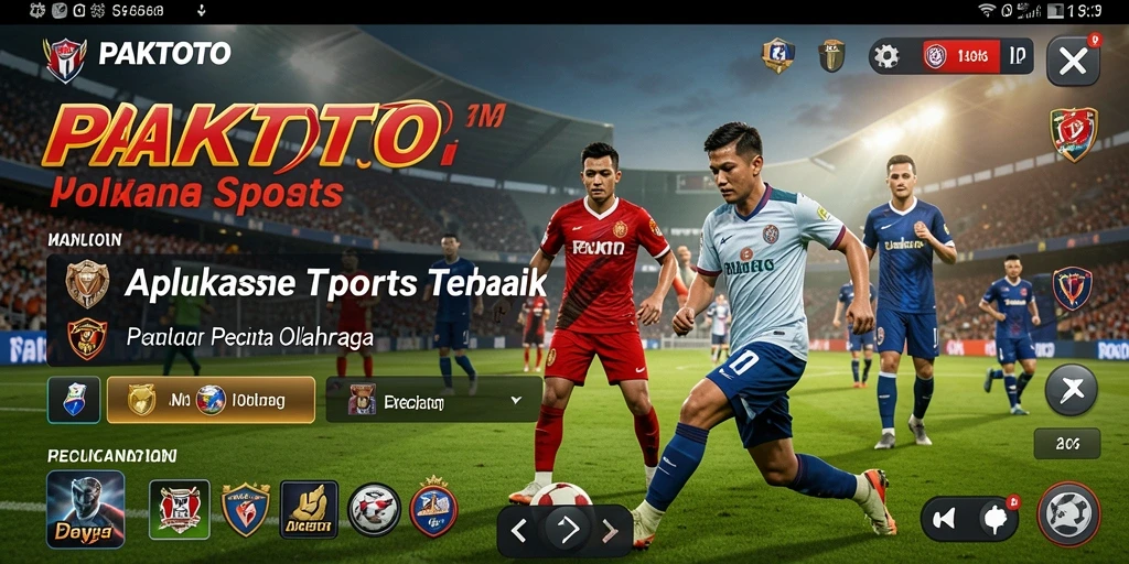 Tampilan gameplay PAKTOTO yang menarik dan penuh aksi olahraga.