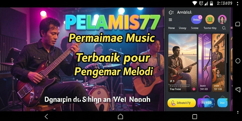 Tampilan gameplay PELAMIS77 yang mengasyikkan dengan berbagai lagu.